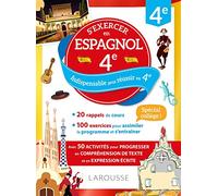 Cahier Larousse Espagnol 4e – S'exercer en espagnol 4e