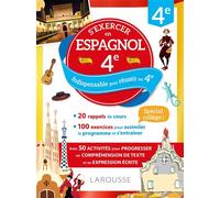 Cahier Larousse Espagnol 4e – S'exercer en espagnol 4e