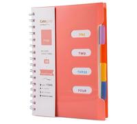 Cahier Ligné avec Intercalaires Amovibles pour L'école, Travail, Bureau