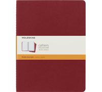 Cahier ligné - Très grand format - Couverture souple en carton rouge