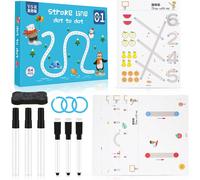 Cahier Magique Ecriture Cahier Reutilisable Enfant Caligraphie Ecriture Kit Debutant Enfants Lignes Et Formes Contrôle Graphisme Maternelle Cahier D Ecriture Maternelle 64 Pages 28.5*21cm