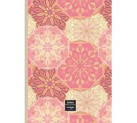 Cahier: mandalas quadrillées-A4 (21x29,7cm)-grand format-96 pages-couverture thème fleurs-carnet de notes-cahier journal pour: école, université, ... de bord-bloc notes- enfant-étudiant