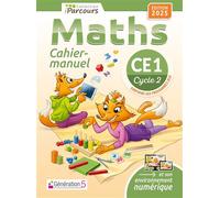 Katia Hache – Maths CE1 iParcours : Cahier-manuel – Édition 2025 – Broché