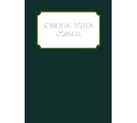 Cahier méthode Cornell - Vert