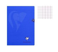 Cahier - A4 (21x29,7cm) - Grands Carreaux - 96 Pages - Couverture En Polypro - Sans Spirale - Clairefontaine - Mimesys