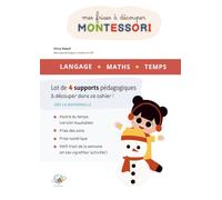 Cahier Montessori - Poutre du temps - Frise numérique - Frise des sons - Petit train de la semaine - Support pédagogique Maternelle: Mes frises montessori à découper