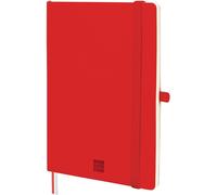 Cahier Nexo Couverture Souple Uni RougeCahier A5 À Feuilles MicroperforéesPochette Et Passant Pour Stylo72 Feuilles,Idéal Pour Écrire Et Dessiner
