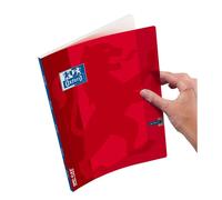 Cahier Openflex Rouge - Grand Format - 96 Pages -Grands Carreaux