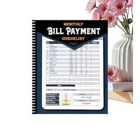 Cahier Organiseur De Factures - Journal Relié De Suivi Mensuel Des Factures - Planificateur De Budget Mensuel - Journal de Budgétisation pour les Finances Personnelles et la Gestion