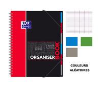 Cahier organiseur - OXFORD - Organiser Book - 160 pages - 24x32 cm - Réglure Séyès