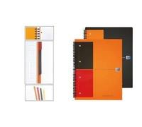 OXFORD Cahier ACTIVEBOOK A5+ Quadrillé 5x5 80F 90g polypro + intercalaire