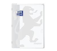 Cahier Oxford easybook a4 grands carreaux seyès 96 pages agrafées couverture polypro incolore