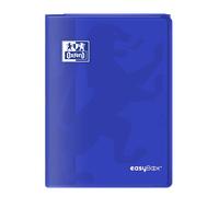 Cahier Oxford easybook agrafe 210x297 96p optik p. seyes polypro bleu elect