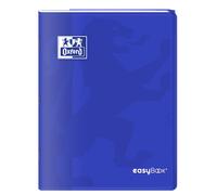 Cahier Oxford easybook agrafe 240x320 96p optik p. seyes polypro bleu elect