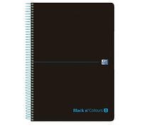Cahier Oxford European Book Black & Colours Noir A4 5 Unités