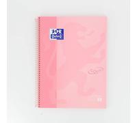 Cahier - Oxford - European Book - Rose Clair - A4+ - 80 Feuilles Lignées - 5 Unités