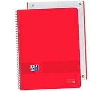 Cahier Oxford Live&go Rouge A4 5 Unités