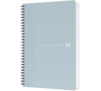 Oxford Carnet à spirale My Style 4001541K – quadrillé 5 mm, 90 f. recyclées, couleurs assorties