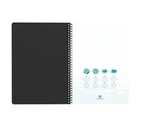 Cahier Oxford oceanis integrale 210x297 180p optik p. q5/5+tag polypro noir