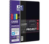 Cahier - OXFORD - Projectbook - 200 pages - 4 Sections - Polypropylène - Seyès