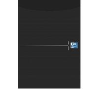 Oxford cahier smart black, format a4, 50 feuilles, ligné 100050240 G