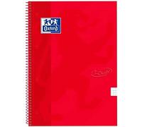 Cahier Oxford Touch Rouge 80 Volets Din A4 (5 Unités)