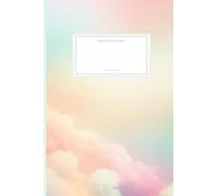 cahier pastel: cahier de brouillon 120 pages lignées l couverture pastel l format a5