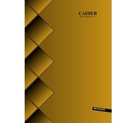 Cahier Petit Carreaux A4 200 Pages: Marron - Grand Format - 21 x 29.7 Cm - Sans Spirale - Couverture Souple - 100 Feuilles Sans Marge - Idéal pour L'écriture, Le Dessin,...