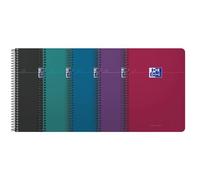 Cahier petit format A5 à spirale Oxford Smart 160 pages Modèle aléatoire