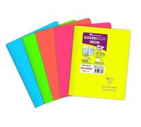 Clairefontaine Carnet Koverbook Neon A5 14,8x21 cm 160 p. lignées 90 g - Couleur aléatoire