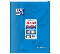 Cahier petit format Oxford Easybook 96 Pages grands carreaux 24 x 32 cm Bleu Bleu E