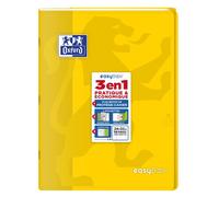 Cahier petit format Oxford Easybook 96 Pages grands carreaux 24 x 32 cm Jaune