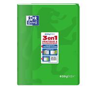 Oxford Cahier EasyBook petit format 96 pages grands carreaux 24 x 32 cm Vert