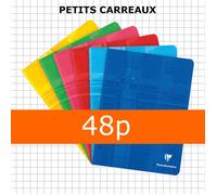 Clairefontaine Cahier agrafé 3752C – 17×22 cm, 48 p., petits carreaux, papier 90 g
