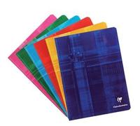 Cahier piqué 17x22cm 48 pages grands carreaux - Assortis