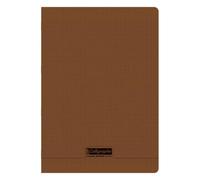 Cahier piqué 8000 POLYPRO A4 192 pages grands carreaux 90 g - Marron