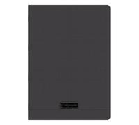 Cahier piqué 8000 POLYPRO A4 192 pages grands carreaux 90 g - Noir