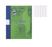 Clairefontaine Cahier agrafé Calligraphe 2196C 17x22 cm 96 p. grands carreaux 100% recyclé vert