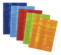Cahier piqué - CLAIREFONTAINE - 24x32 cm - 48 pages - Quadrillé 5x5 - Assortis