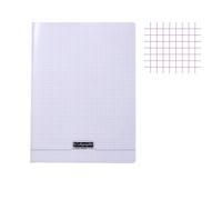 Cahier piqué - CLAIREFONTAINE - 8000 POLYPRO - 17x22cm - 192 pages - 90g/m²