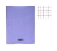Cahier piqué - CLAIREFONTAINE - 8000 POLYPRO - Violet - 24x32cm - 96 pages - 90g/m²