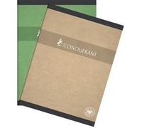 Cahier piqué conquérant sept papier recyclé encre offset base végétale a4+ 24x32cm 96 pages 70g séyès