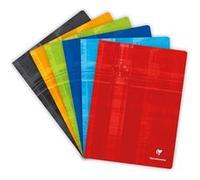 Cahier Reliure Piqûre 24x32 Cm 96 Pages Grands Carrreaux Papier 90g Clairefontaine
