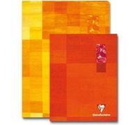 Clairefontaine 3785C Un Cahier à Dessin Agrafé Rouge - 17x22 cm - 32 Pages Quadrillée 10/10 - Papier à Dessin Blanc 125 g - Couverture Carte Pelliculée