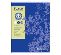 Cahier piqué FOREVER 24x32 cm 96 pages grands carreaux 70 g - Assortis