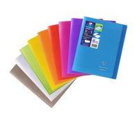 Clairefontaine Cahier agrafé Koverbook 17×22 cm 48 p. grands carreaux 90 g Couleur aléatoire