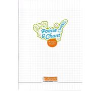 Cahier piqué POESIE ET CHANT 8000 POLYPRO incolore A4 96p séyès uni 90g - CALLIGRAPHE