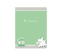 Cahier piqûre 32 pages, seyès 4 mm 70 g, format 17 x 22 cm CONQUERANT - selon disponibilité