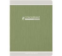 CONQUERANT Cahier Recyclé 17x22cm Seyès 48 Pages 90g Agrafées Couverture Carte Coloris Assortis