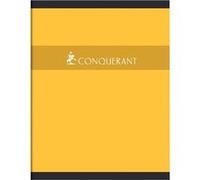 Cahier piqûre 60 pages seyès 70 g, couverture carte, format 17 x 22 cm CONQUERANT - selon disponibilité G